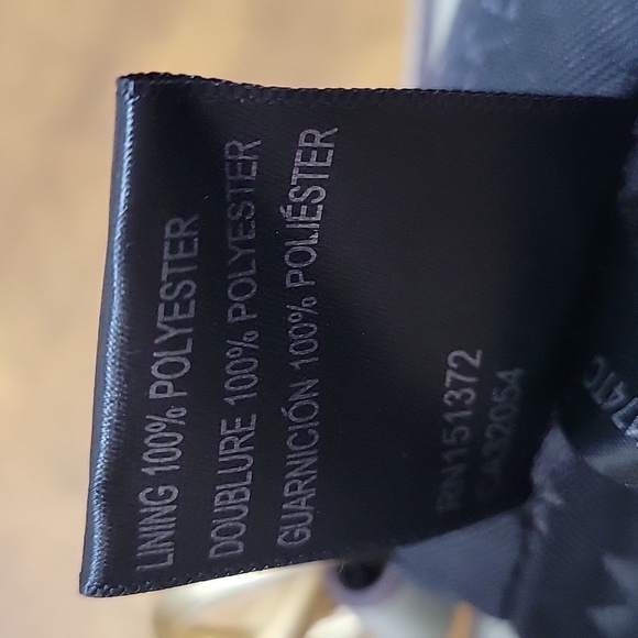 THACKER Leather Nola Shoulder/Crossbody Bag, Flap over, White/Taupe, NWT - Picture 15 of 16